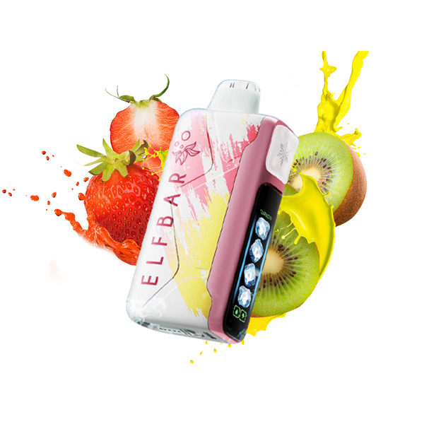 ELF BAR ICE KING 25000 PUFF(5%)-STRAWBERRY KIWI ICE : 【EXUP