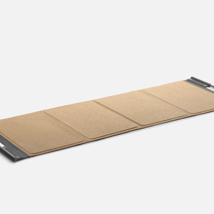 MATA™ HANDCRAFTED LEATHER FITNESS MAT LARGE : LUSSOMONDO