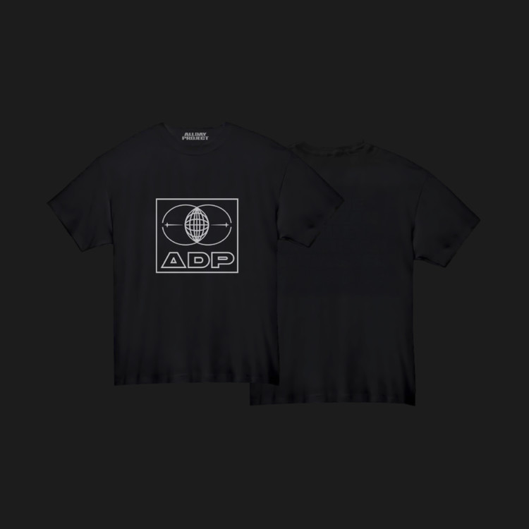 ALLDAY PROJECT (올데이프로젝트) BLACK MEMBER NAMES T-SHIRT