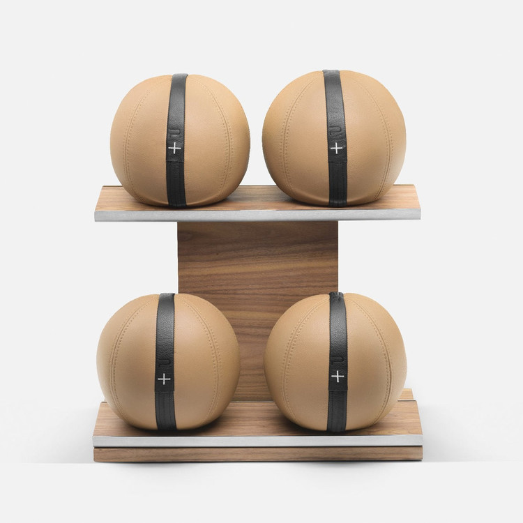 MOXA™ LIGHT - WEIGHTED GYM BALLS WITH HORIZONTAL RACK : LUSSOMONDO