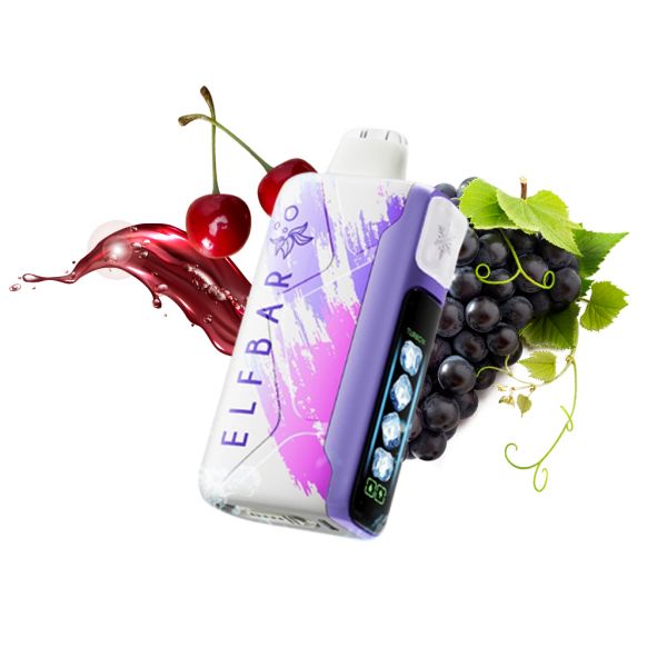 ELF BAR ICE KING 25000 PUFF(5%)-GRAPE CHERRY : 【EXUP JAPAN】電子