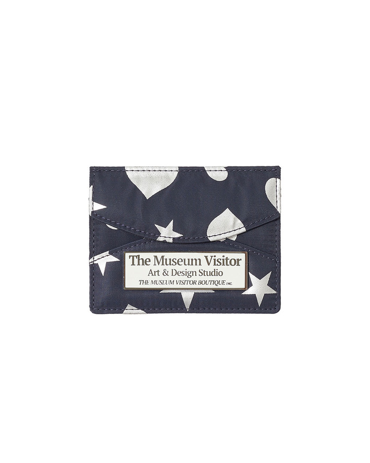 韓国商品/THE MUSEUMVISITOR HEART STAR CRACK CARD WALLET HEART STAR CRACK CARD WALLET (NAVY) : THE MUSEUM VISITOR