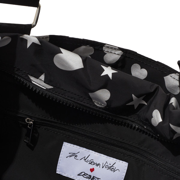 TMV X DEINET HEART STAR DUFFLE BAG IN BLACK : THE MUSEUM VISITOR