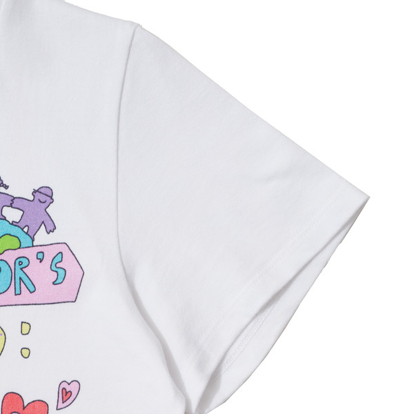 【THE MUSEUM VISITOR】TMV X DEINET BEST FRIEND T-SHIRTS TMV X DEINET BEST FRIEND T-SHIRTS IN WHITE : THE MUSEUM VISITOR