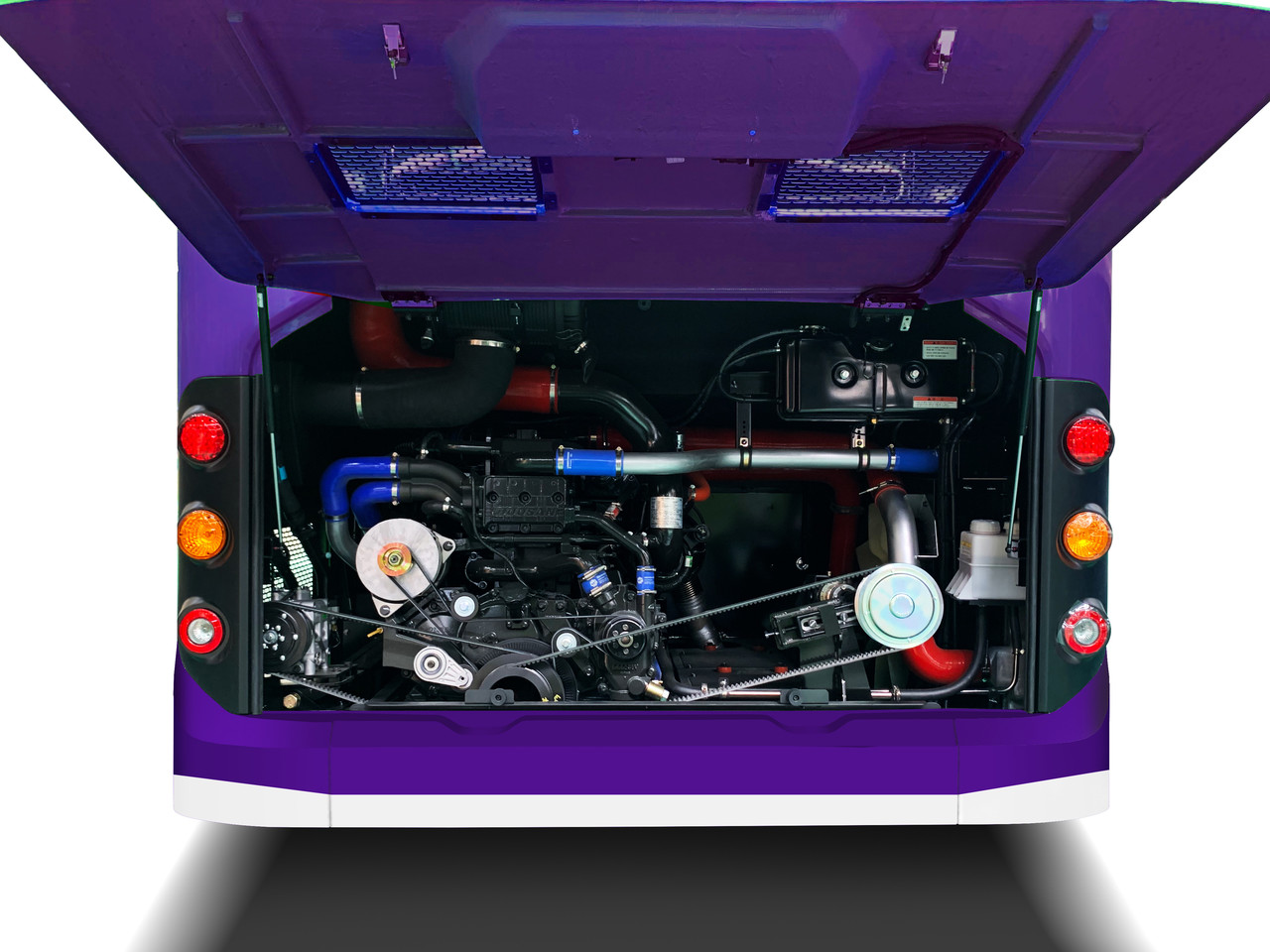 엔진룸 정비 도어