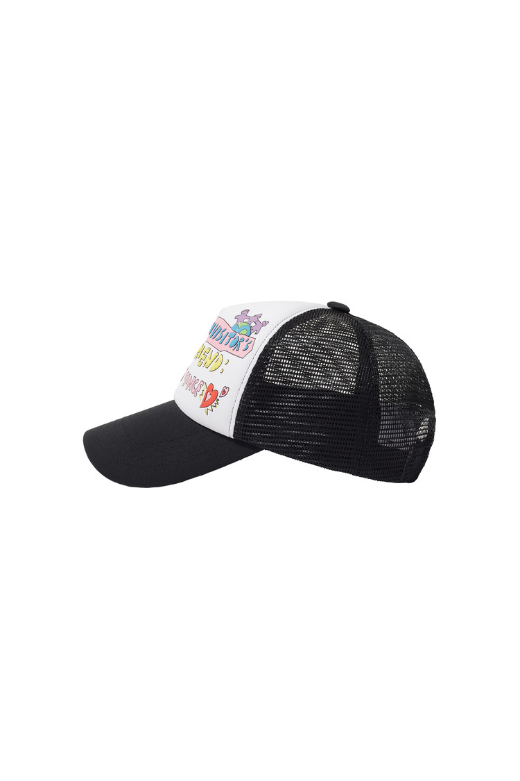 キャップ THE MUSEUM VISITOR TMV X DEINET BEST FRIEND MESH CAP TF5D220 TMV X DEINET BEST FRIEND MESH CAP IN BLACK : THE MUSEUM VISITOR