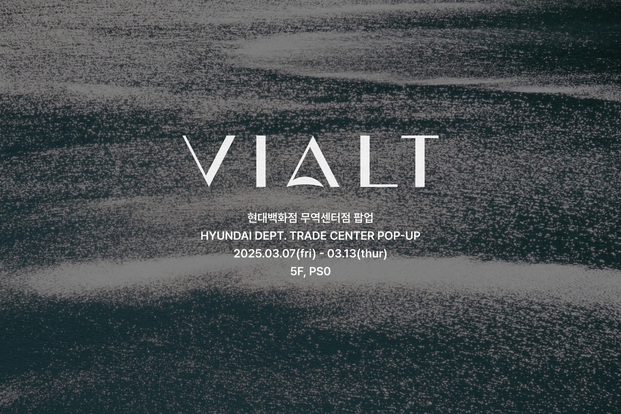 <p style="font-size: .8em;"><br>현대백화점 무역센터점 팝업 <br> HYUNDAI DEPT. TRADE CENTER POP-UP <br> 2025.03.07(fri) - 03.13(thur) <br> 5F, PS0</p>