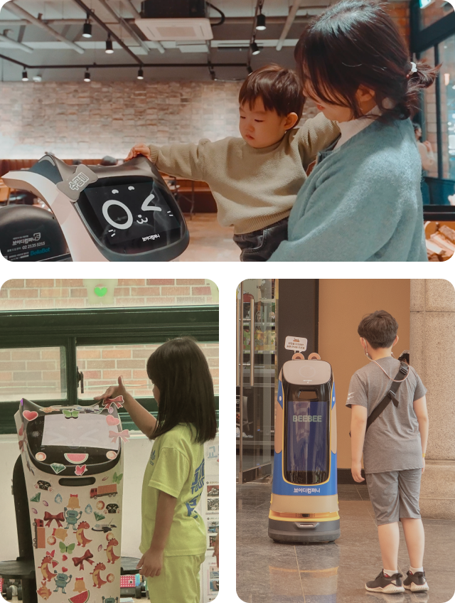 식당 서빙로봇, 안내로봇, 서비스로봇 등 외식업 맞춤형 로봇 솔루션을 제공합니다. 서빙로봇 가격 비교와 렌탈 서비스까지 지원하여, 매장 운영의 자동화와 고객 만족도를 동시에 높일 수 있습니다.