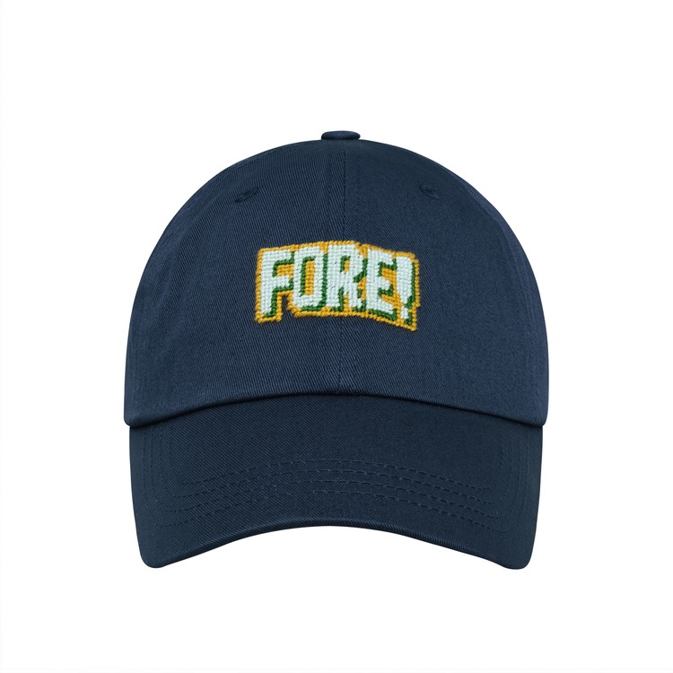 FORE NEEDLEPOINT HAT - NAVY : 로롱