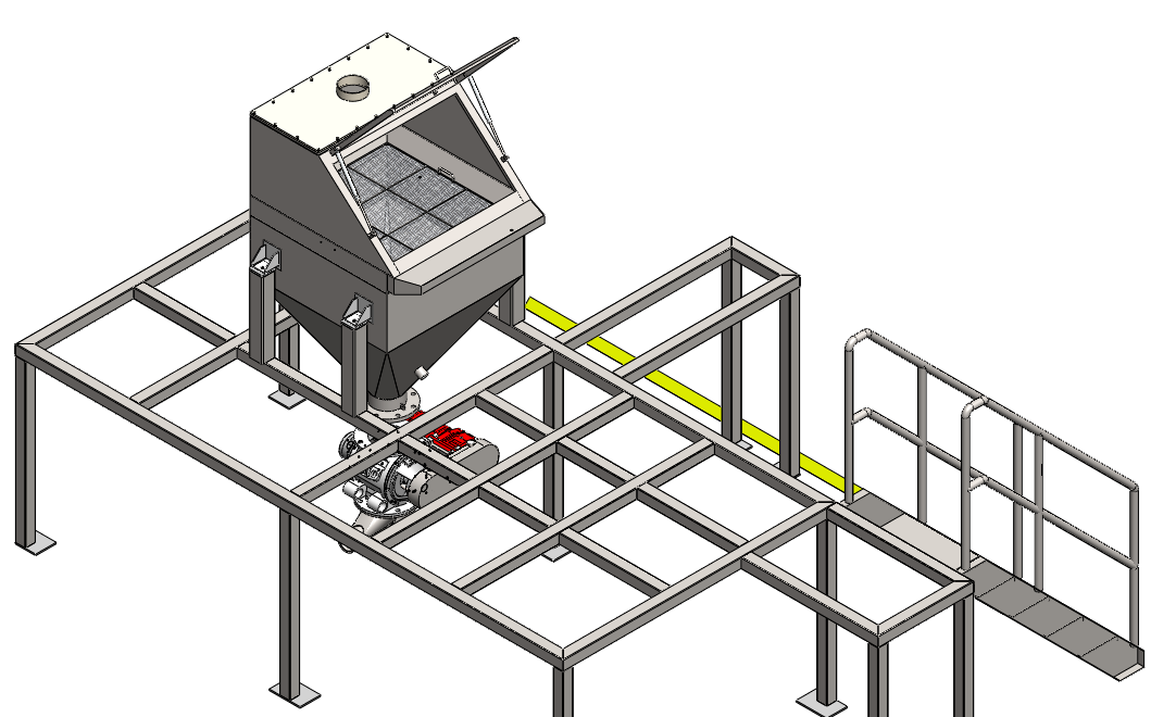 Dumping Station and Structure 3D Modeling