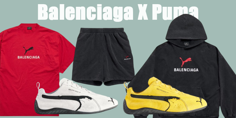 세상을 놀라게 한 만남, Balenciaga X Puma 콜라보 스니커즈부터 후디, 반팔티까지 한, 지금 가윤샵에서 만나보세요!