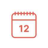 충분한 휴식과 포상휴가 아이콘