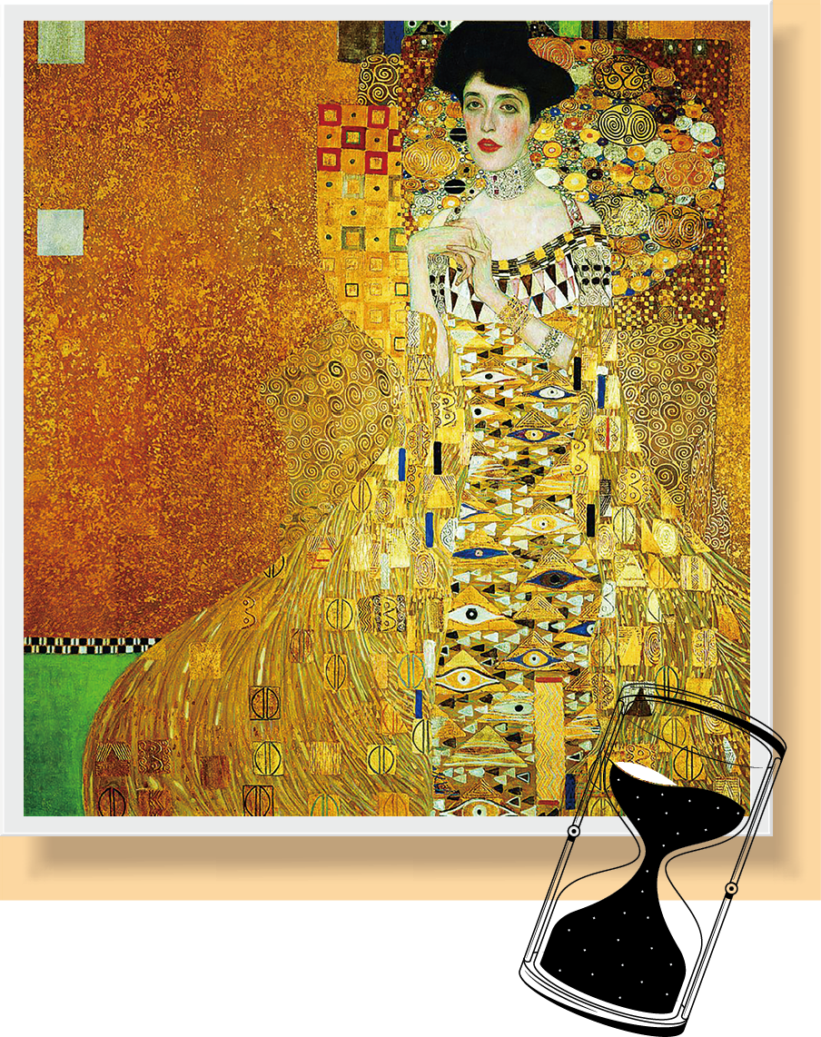 구스타프 클림트(Gustav Klimt)의 <아델레 블로흐 바우어의 초상> (Portrait of Adele Bloch-Bauer I) 