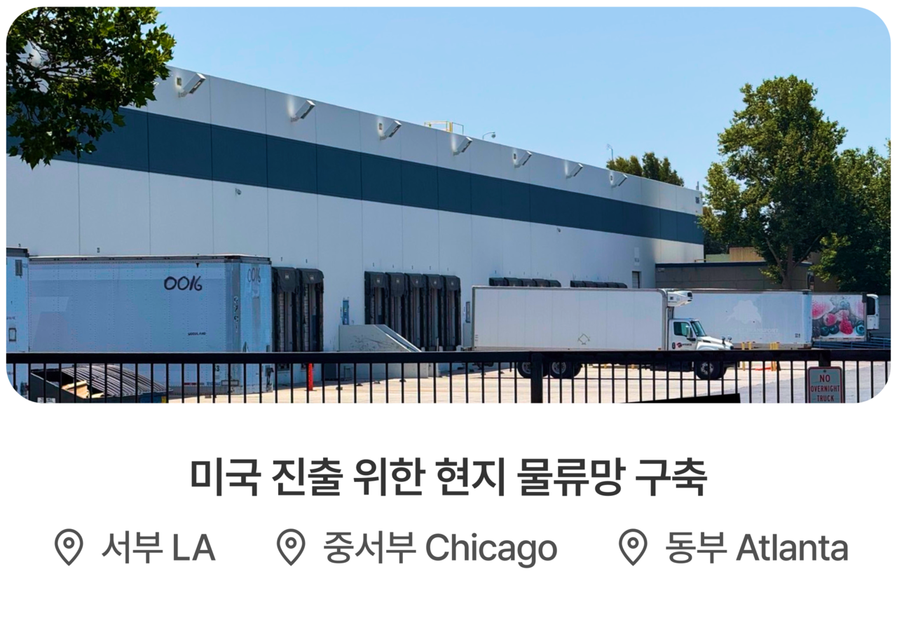 엔터라운드 미국 현지 창고 미국특송 미국배송 물류센터 운영