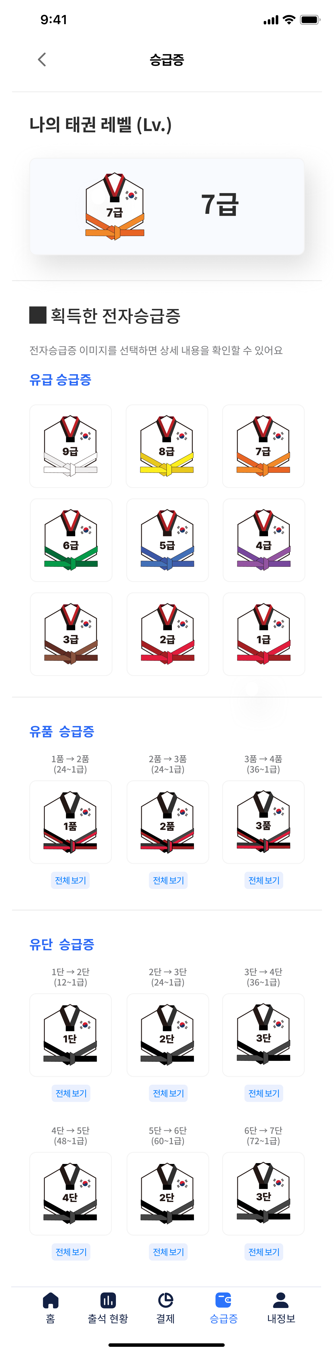 승급증