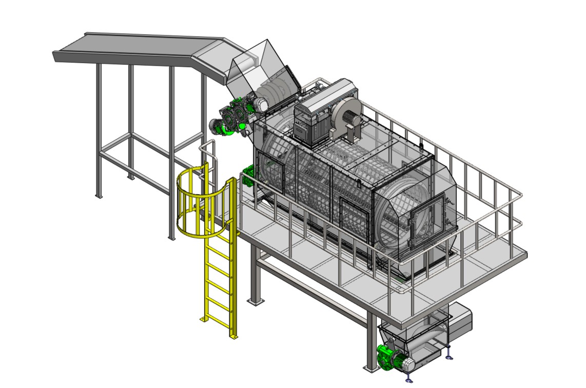 auto bag empty machine bigbag unloader