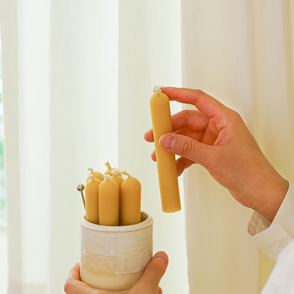 Beeswax Candle Set : honeyflamingo.japan