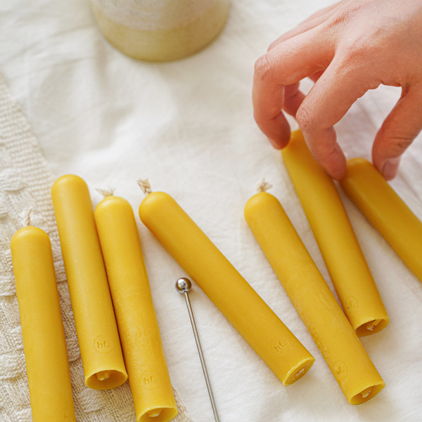 Beeswax Candle Set : honeyflamingo.japan
