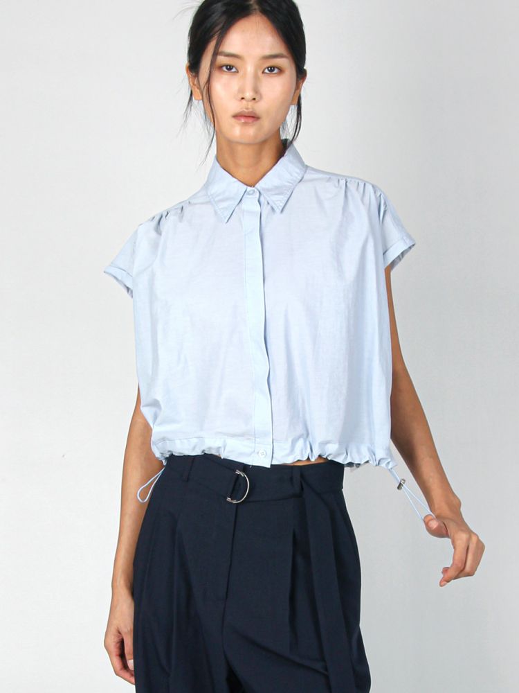 Cotton String Short Shirt [IBPT5JK01] : 파슨스 Parsons