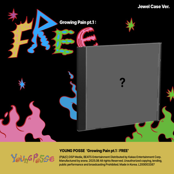 YOUNG POSSE (영파씨) - 【Growing Pain pt.1 : FREE】 (Jewel Case
