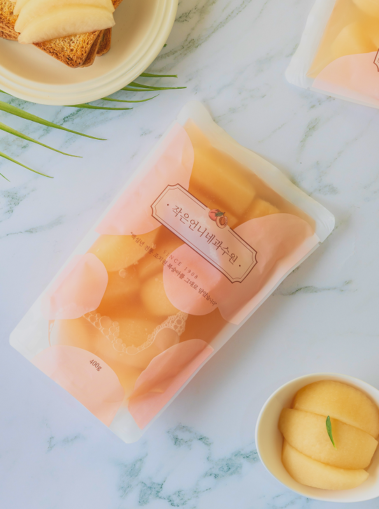 🍑조치원 복숭아 황도ㆍ백도 파우치