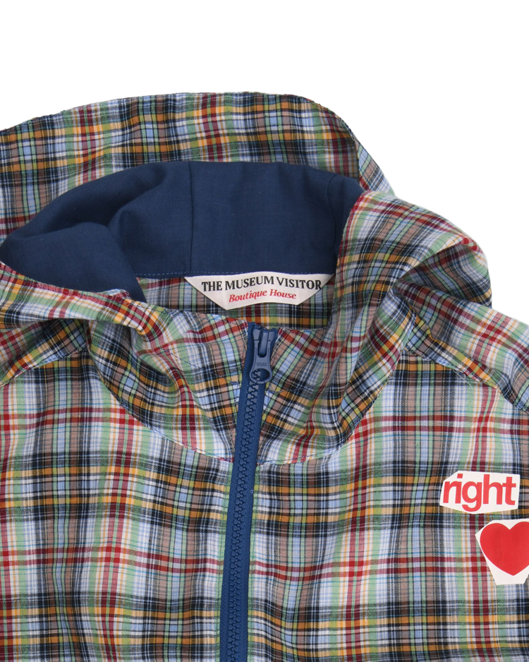 【THE MUSEUM VISITOR】 LOVE CHECK JACKET / 追跡付 LOVE CHECK JACKET : THE MUSEUM VISITOR