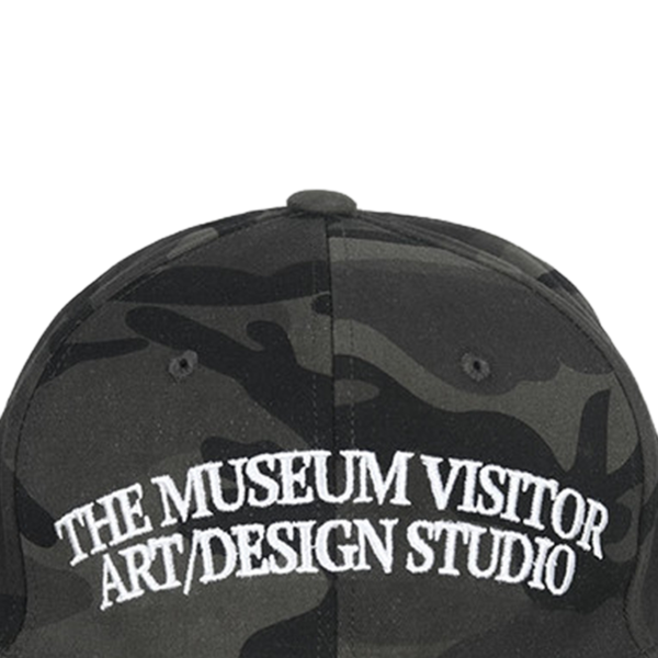 [THE MUSEUM VISITOR]★韓国人気★RABBIT EMBROIDERY CAP THE MUSEUM VISITOR RABBIT EMBROIDERY CAP (BLACK) 全封帽