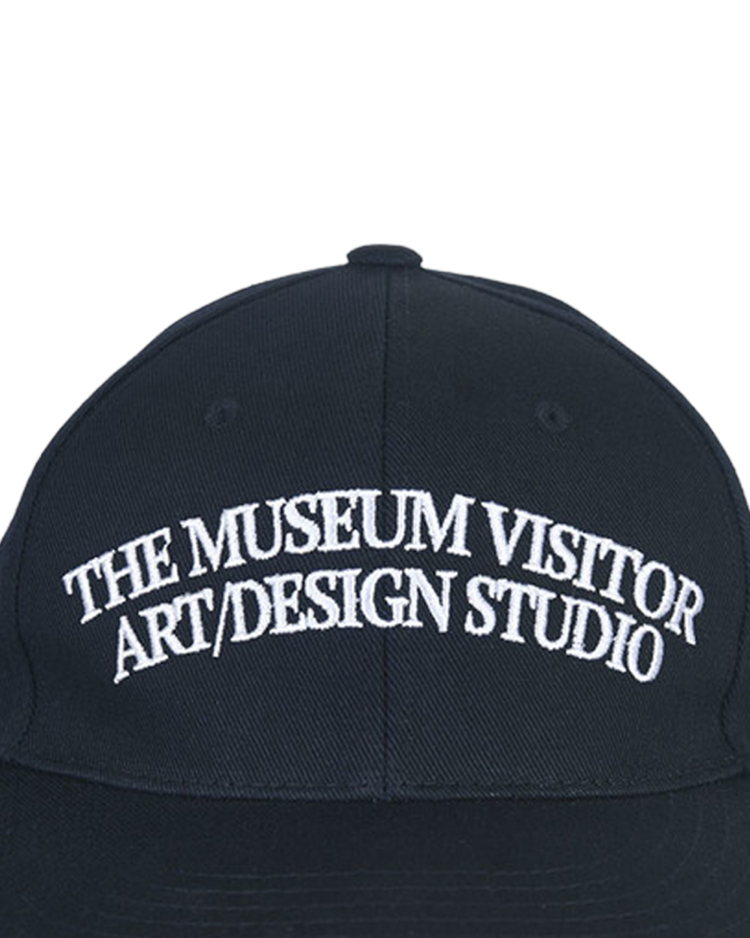 RABBIT EMBROIDERY CAP (DEEP NAVY) : THE MUSEUM VISITOR