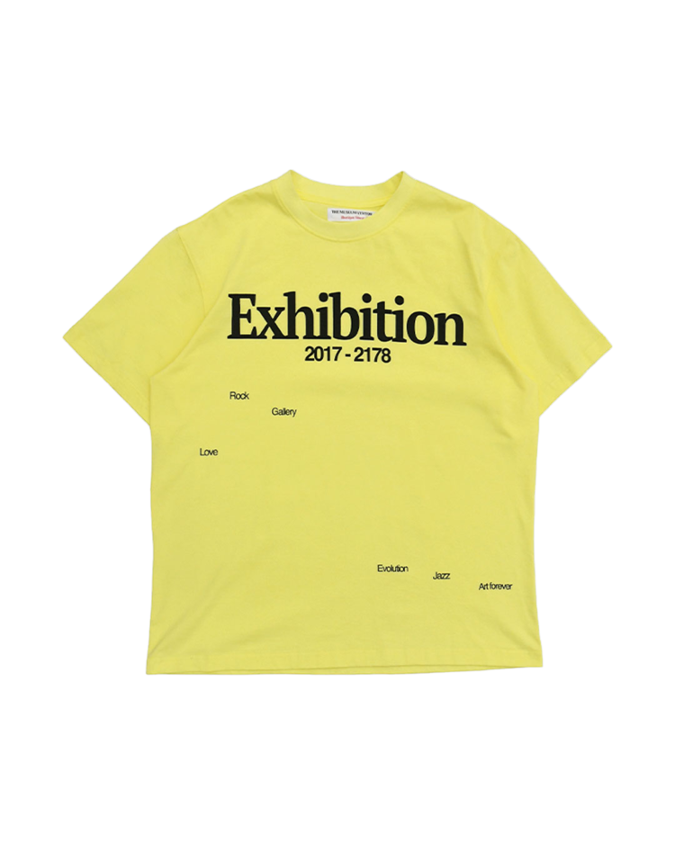 EXHIBITION GRAPHIC T-SHIRTS (YELLOW) : THE MUSEUM VISITOR