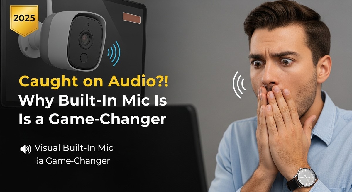 Why Built-in Microphones on IP Cameras Matter in 2025 : CCTV & Security ...