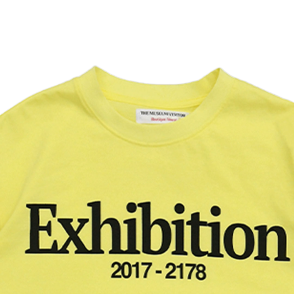 ★THE MUSEUM VISITOR★ EXHIBITION GRAPHIC TSHIRTS YELLOW 121 EXHIBITION GRAPHIC T-SHIRTS (YELLOW) : THE MUSEUM VISITOR