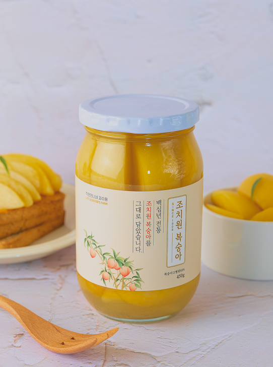 🍑조치원 복숭아 황도ㆍ백도  병조림