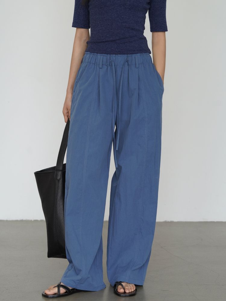 Dusty Blue Loose Pants : 네버씬비포(neverseenbefore)