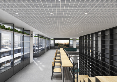 Product display wall, multimedia space