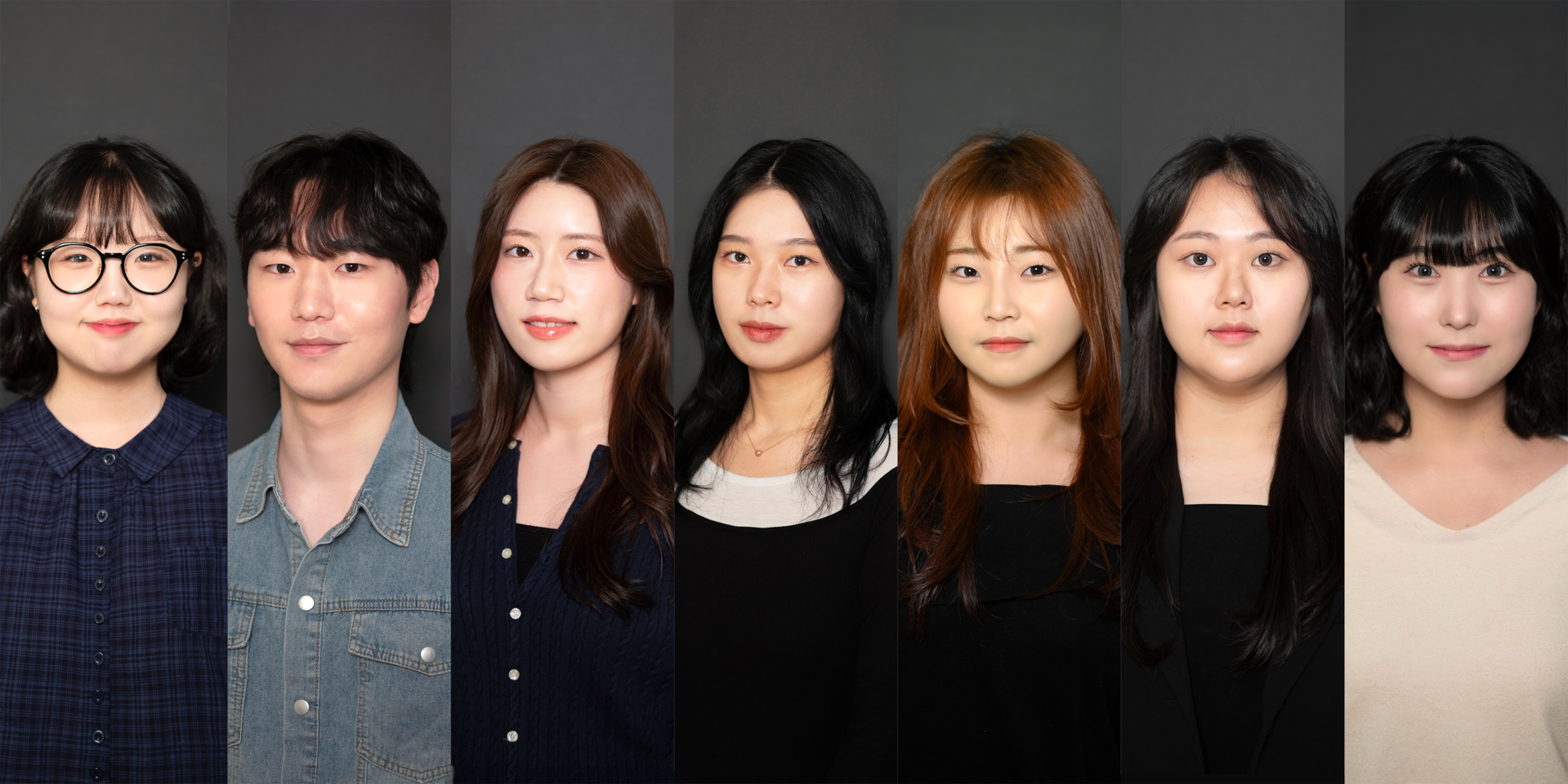 최민희, 김경환, 김도윤, 김지언, 박은빈, 정시윤, 정윤지(사진기준 왼쪽부터)