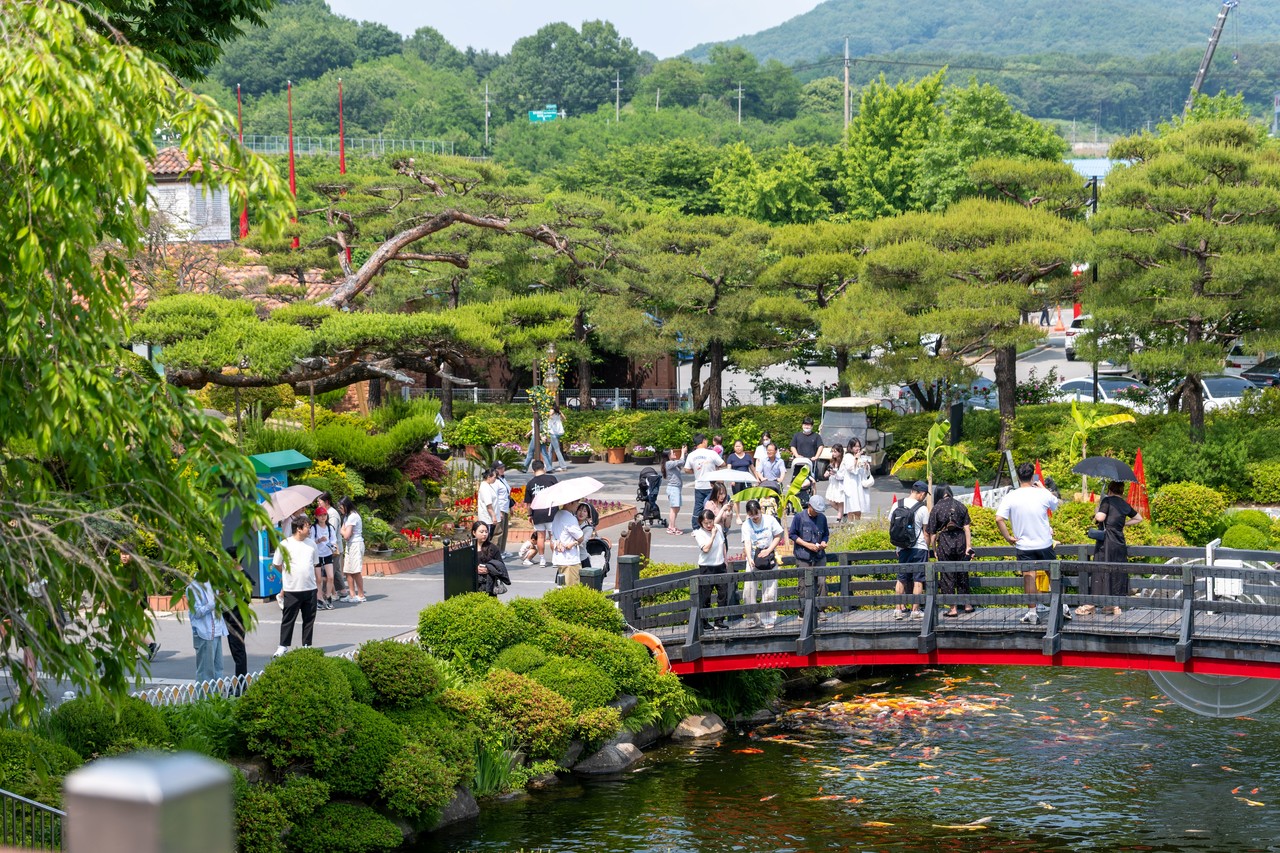 현재의 베어트리파크 오색연못