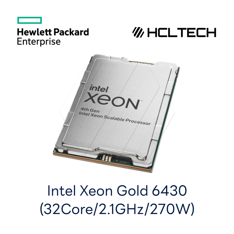 Intel Xeon Gold 6430 (32Core, 2.1GHz) : 에이치씨엘테크