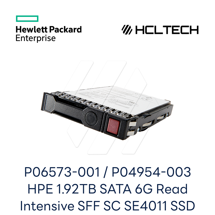 P06573 001 P04954 003 HPE 1 92TB SATA 6G RI SFF SC SSD 