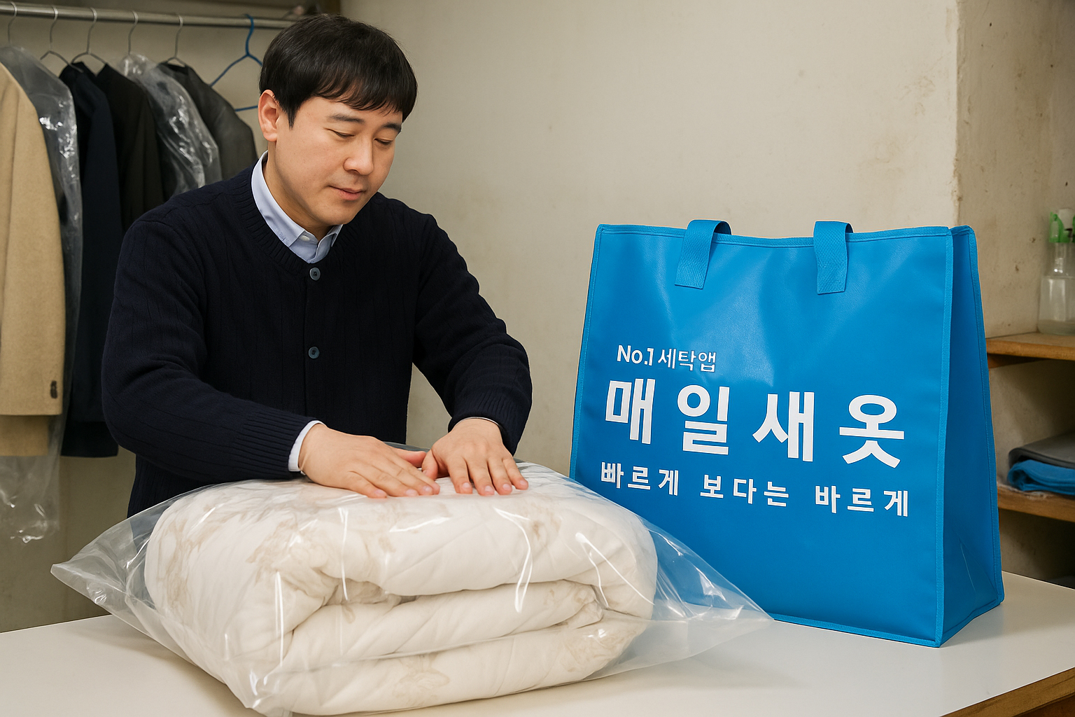 고객과 세탁소를 연결하는<br>우리 동네 세탁업 중개 서비스