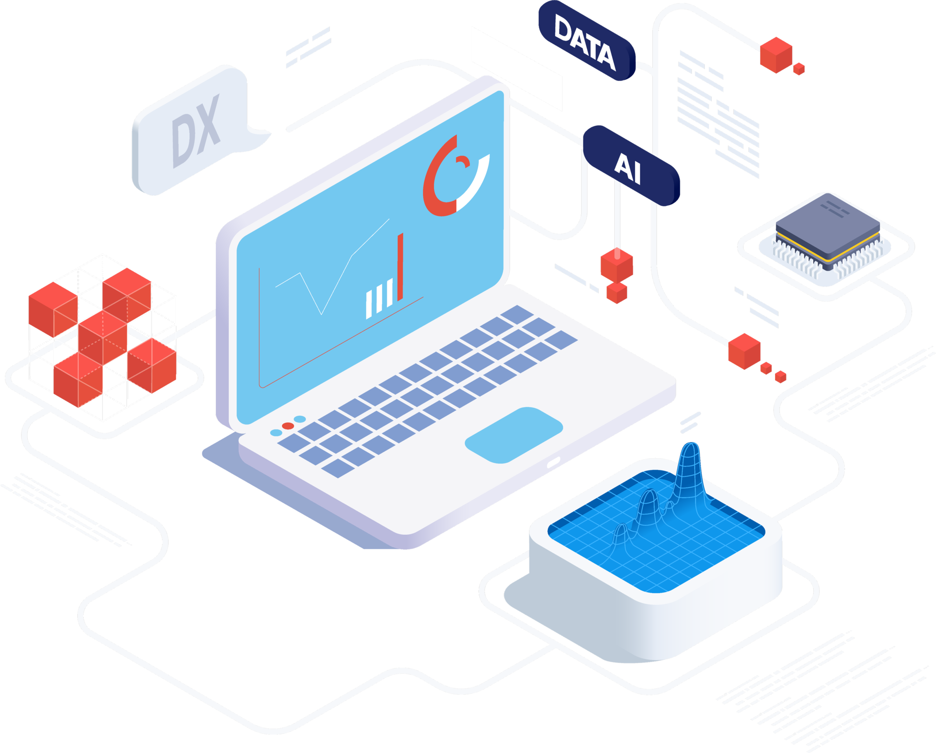 '스페이스뱅크' 제공 | RAIID, RPA, AI, DATA, DX
