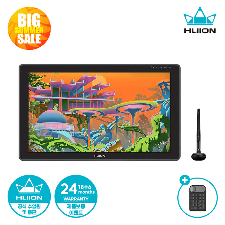 HUION/KAMVAS Pro24(4k) 液晶タブレット 別売りスタンド付き Huion