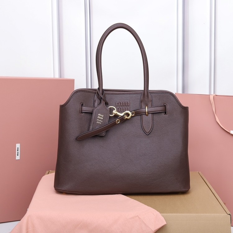 미우미우 아방뛰르 나파 레더 숄더 5BG291