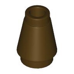 레고부품 Dark Brown Cone 1 x 1 with Top Groove (4589b) : 오!브릭 - 레고부품 쇼핑몰