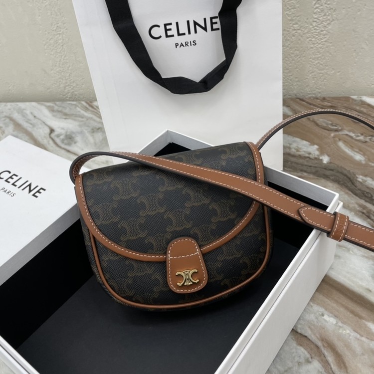 셀린느 미니 베사체 트리옹프 캔버스 196702