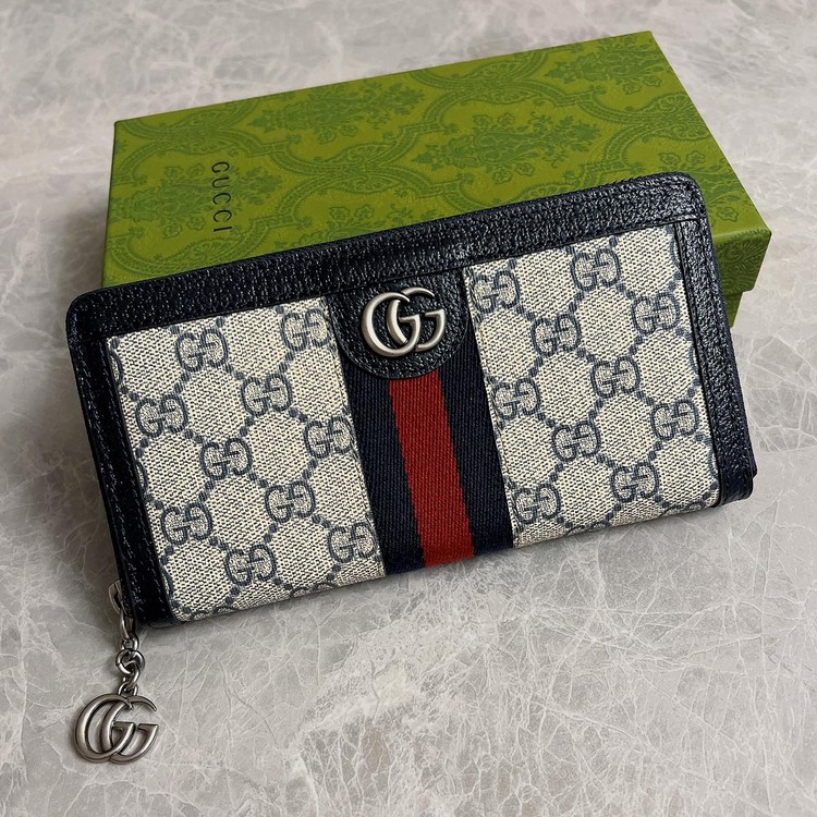 구찌 오피디아 GG 지퍼 장지갑 523154