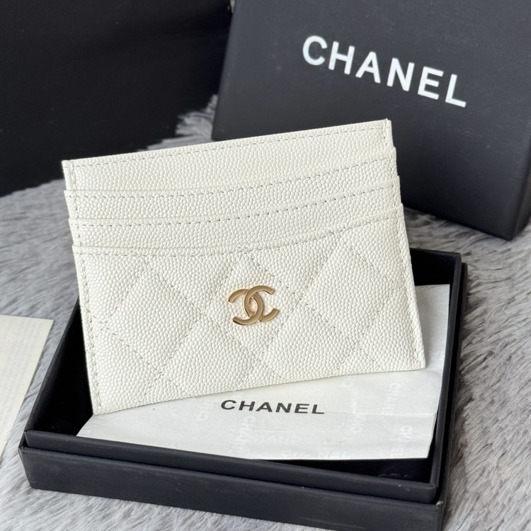샤넬 클래식 카드홀더 캐비어  금장 AP4472