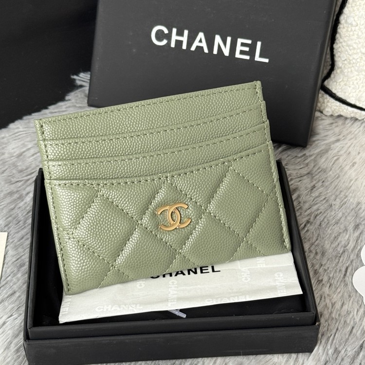 샤넬 클래식 카드홀더 캐비어  금장 AP4472