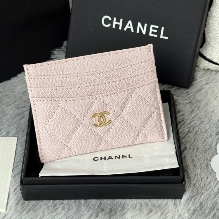 샤넬 클래식 카드홀더 캐비어  금장 AP4472