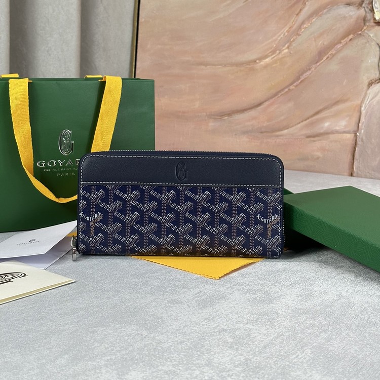 고야드 마티뇽 지퍼 장지갑
