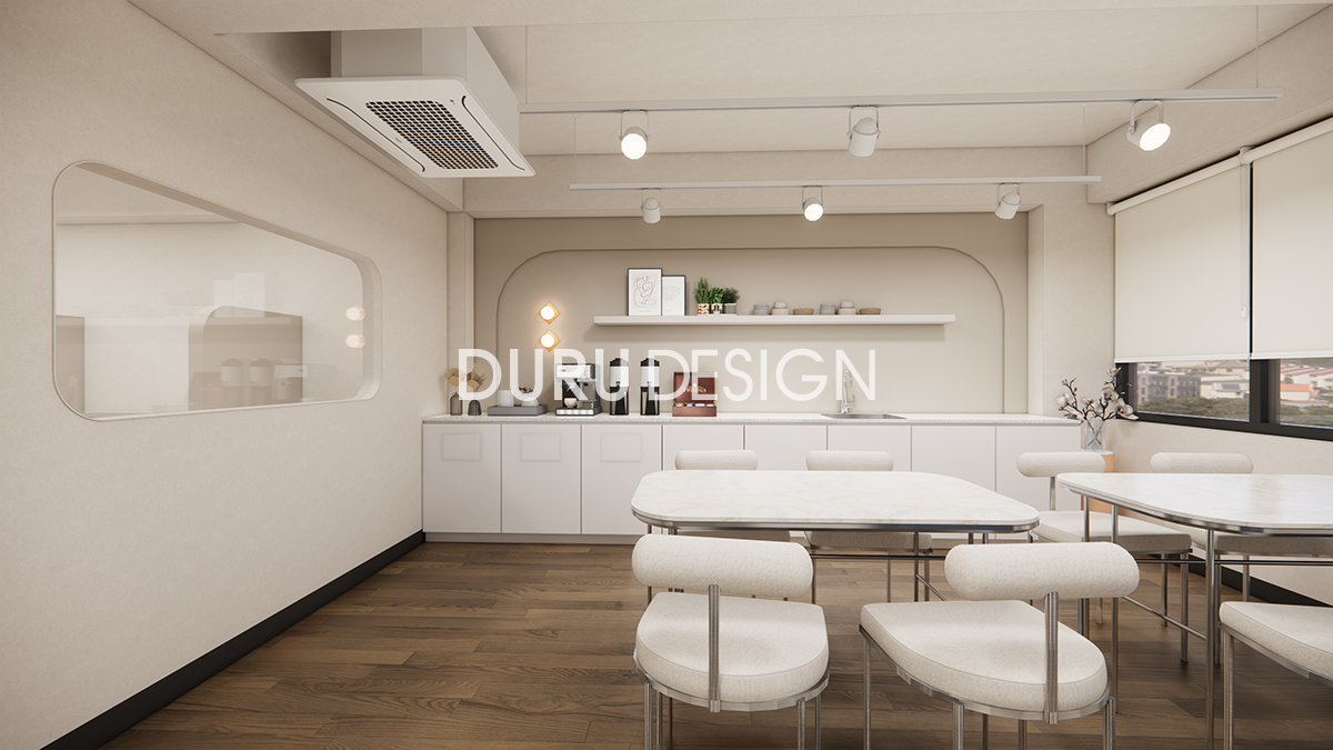interior design l 수원 행궁동 스터디카페 인테리어 : (주)두루디자인종합건설
